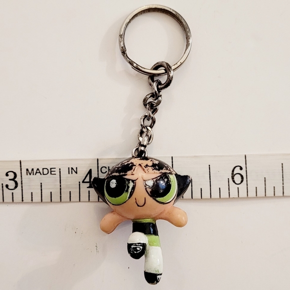 Vintage Buttercup PowderPuff Keychain - Picture 3 of 7